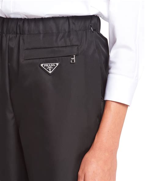 prada gabardine nylon pants replica|prada nylon fabric.